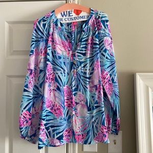 Lilly Pulitzer Elsa Silk Blouse